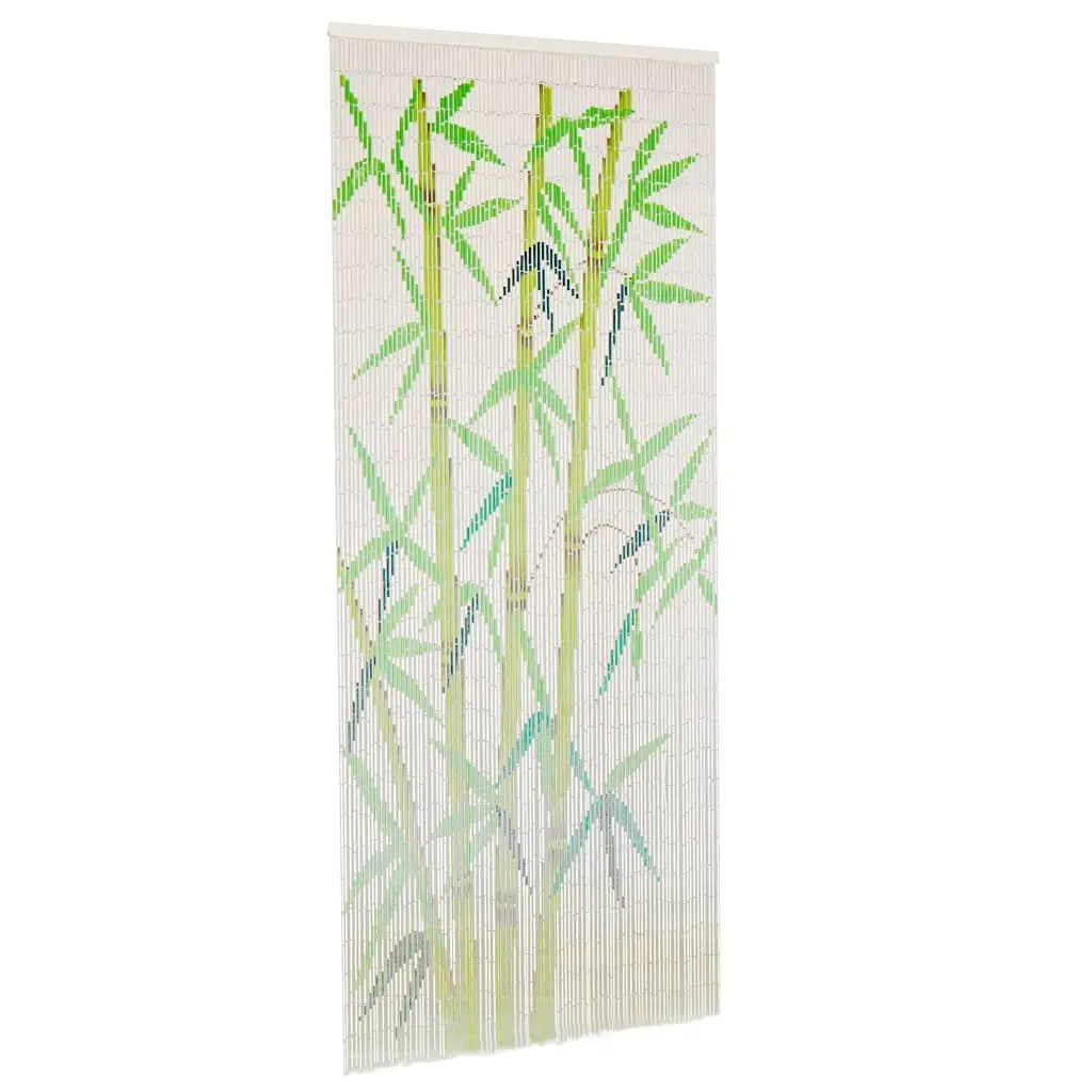 Insect Door Curtain Bamboo 90x200 cm Multicolour Window Screen Decor