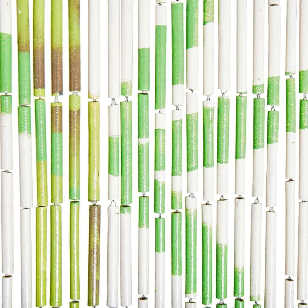 Insect Door Curtain Bamboo 90x200 cm Multicolour Window Screen Decor