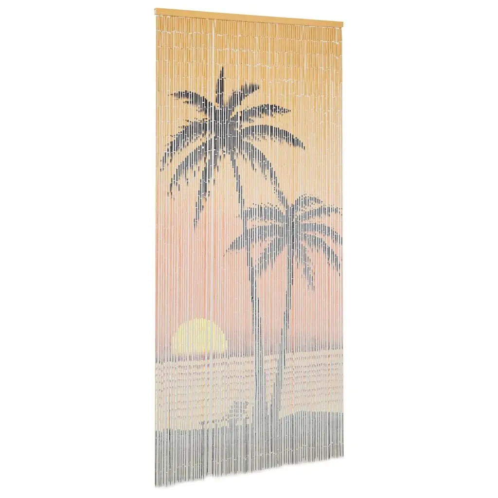 Bamboo Insect Door Curtain Multicolour 90 x 200 cm
