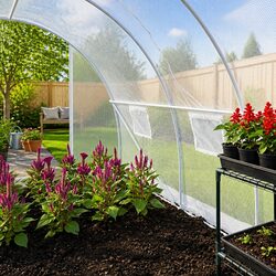 Your Friendly 9m² Greenhouse for Garden Adventures