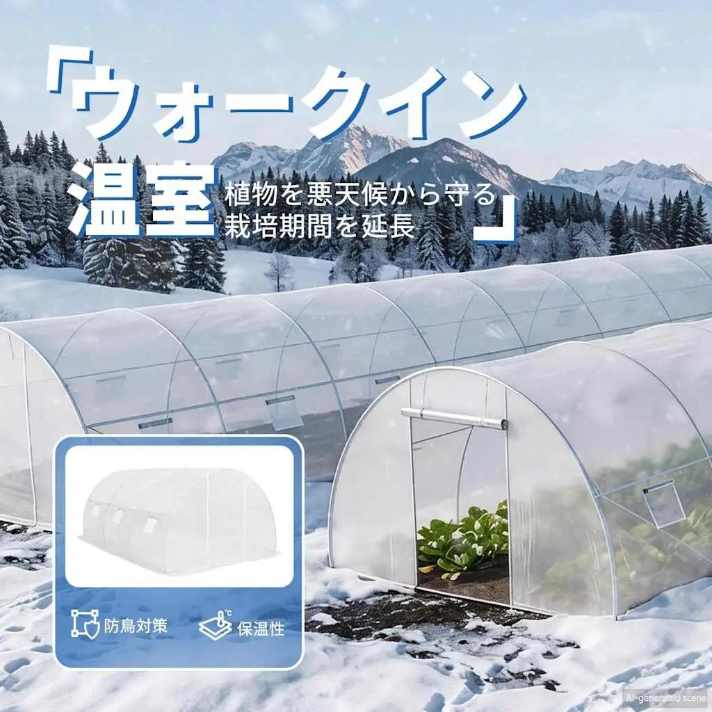 Greenhouse 13.5m² 450x300x200cm PE Mesh Ventilation Windows Garden Plant House