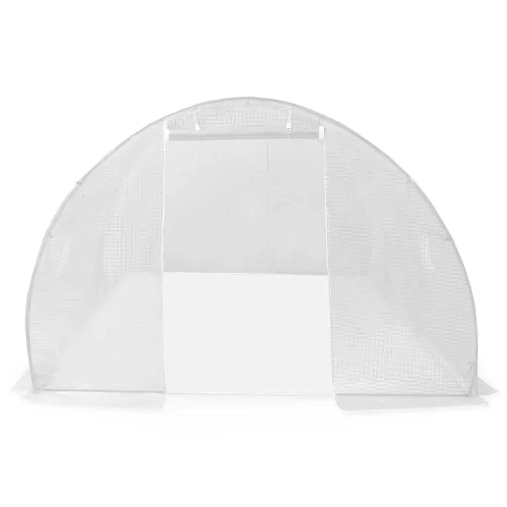 Greenhouse 13.5m² 450x300x200cm PE Mesh Ventilation Windows Garden Plant House