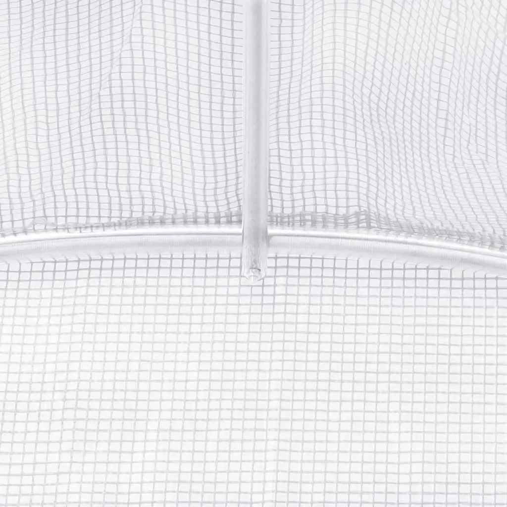 Greenhouse 13.5m² 450x300x200cm PE Mesh Ventilation Windows Garden Plant House