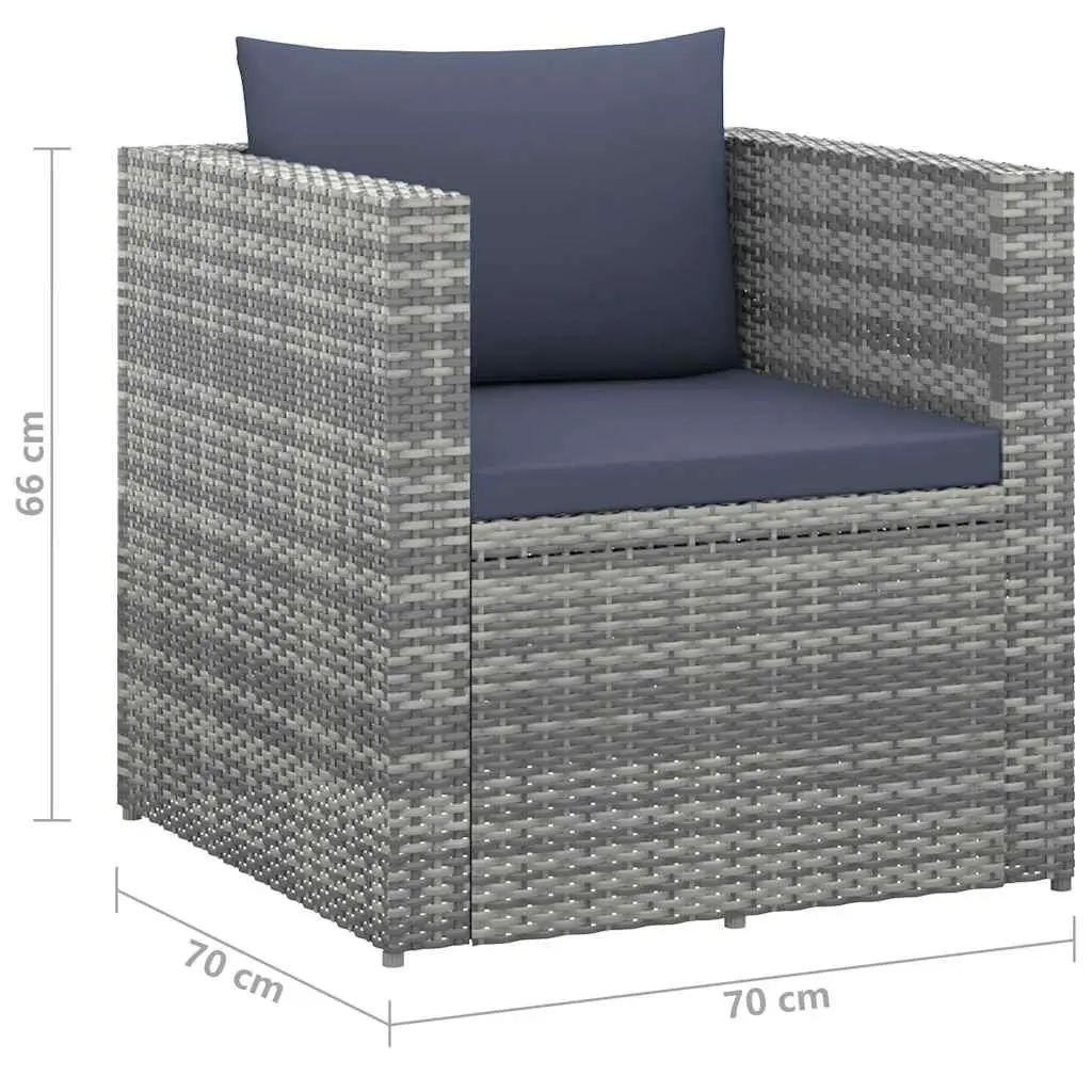 4 Piece Lounge Set for Outdoor Relaxation