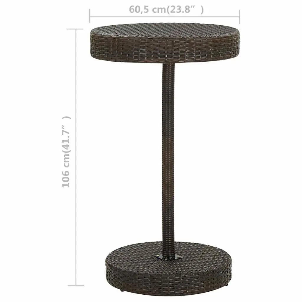 Outdoor Brown Garden Table for Dining