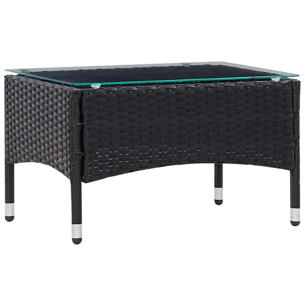 4 Piece Garden Lounge Set Outdoor Patio Furniture PE Rattan Sofa Table Cushions