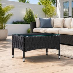 Your Go-To Black Rattan Coffee Table for Outdoor Spaces