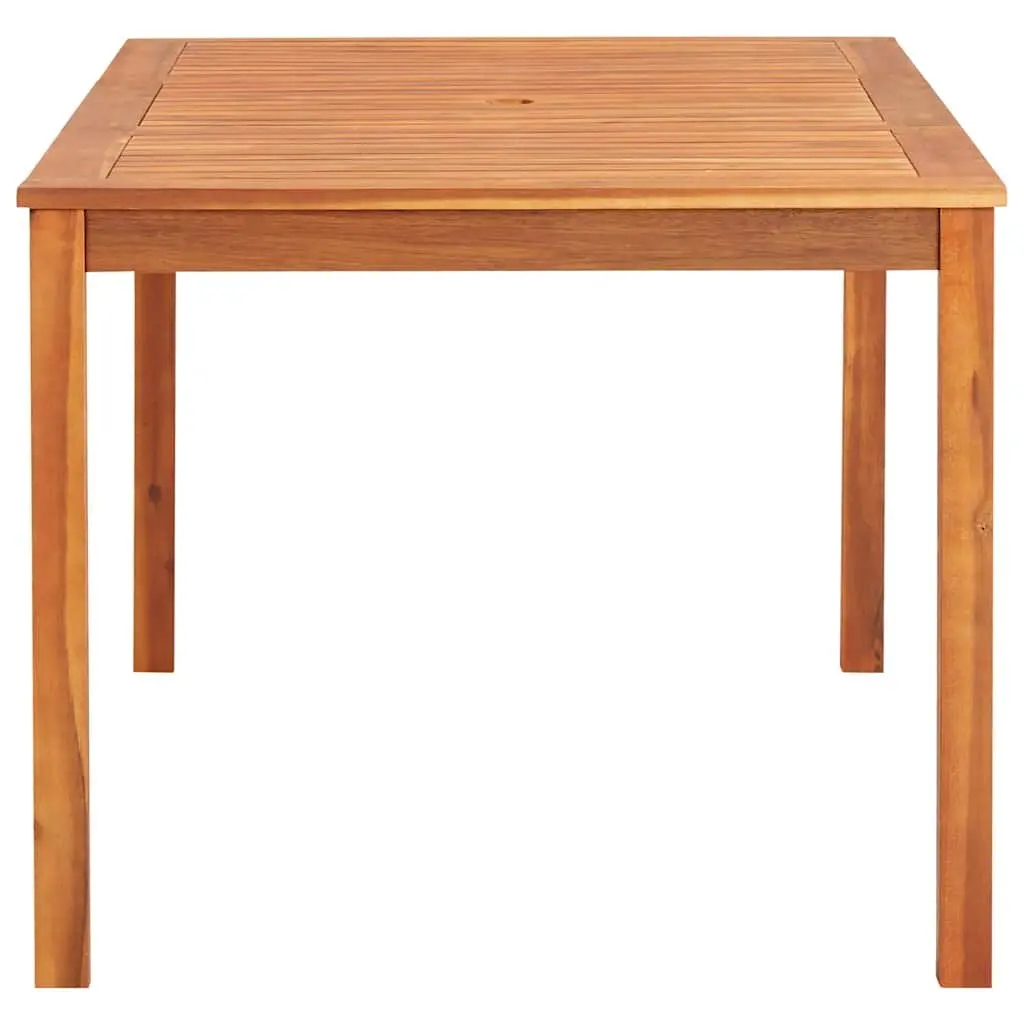Outdoor Dining Table Solid Acacia Wood Brown 150x90x74 cm