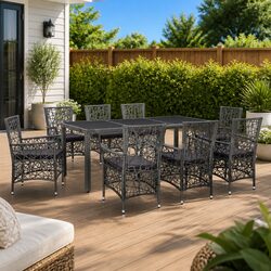 Make Your Outdoor Space Inviting with a 9-Piece Dining Set