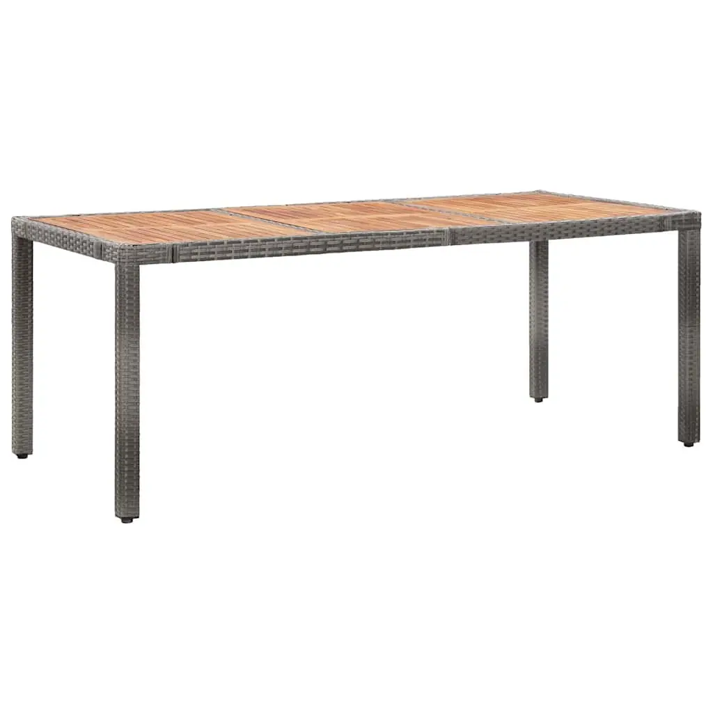 9 Piece Grey Outdoor Dining Set