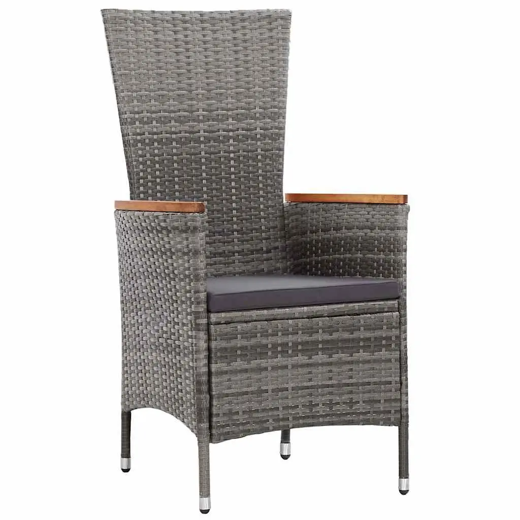 9 Piece Grey Outdoor Dining Set