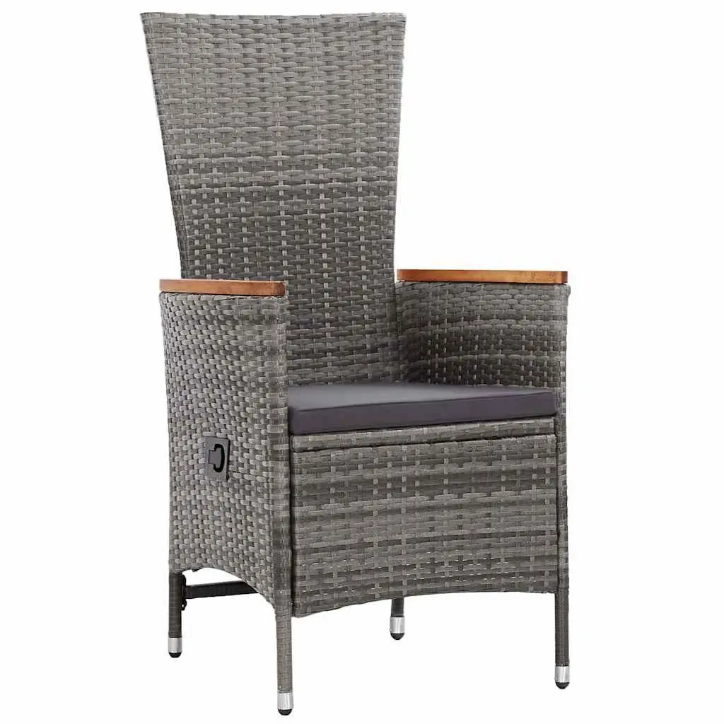 9 Piece Grey Outdoor Dining Set