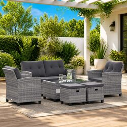 Friendly 6-Piece Outdoor Sofa Set for You
