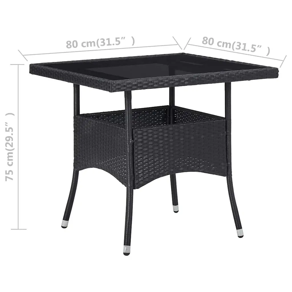 Outdoor Dining Table for 4 People