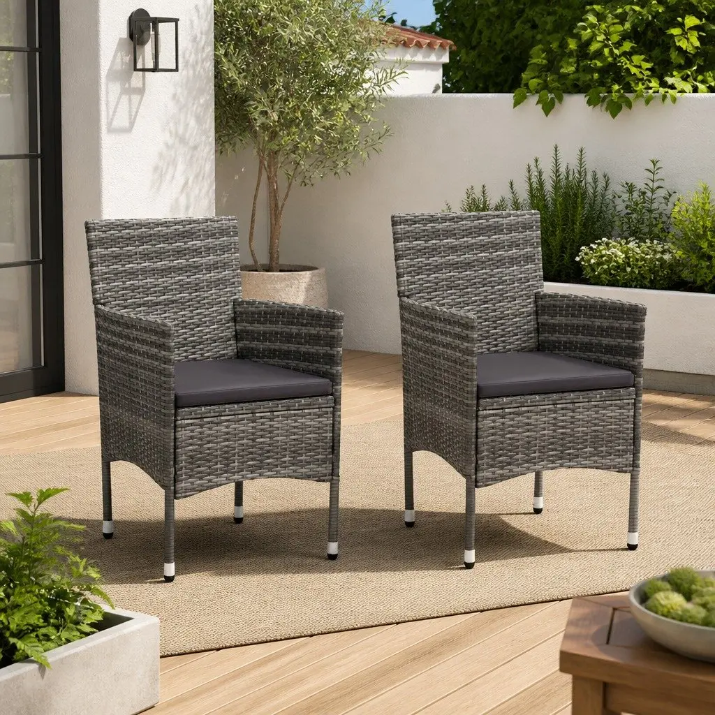 Grey Outdoor Dining Chairs