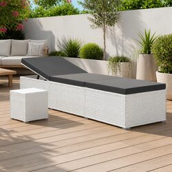 Your New Favorite Sun Lounger with Side Table
