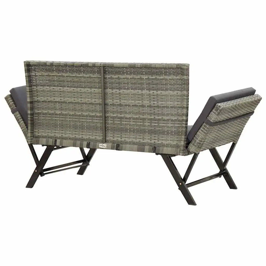 176cm Garden Bench with Cushions