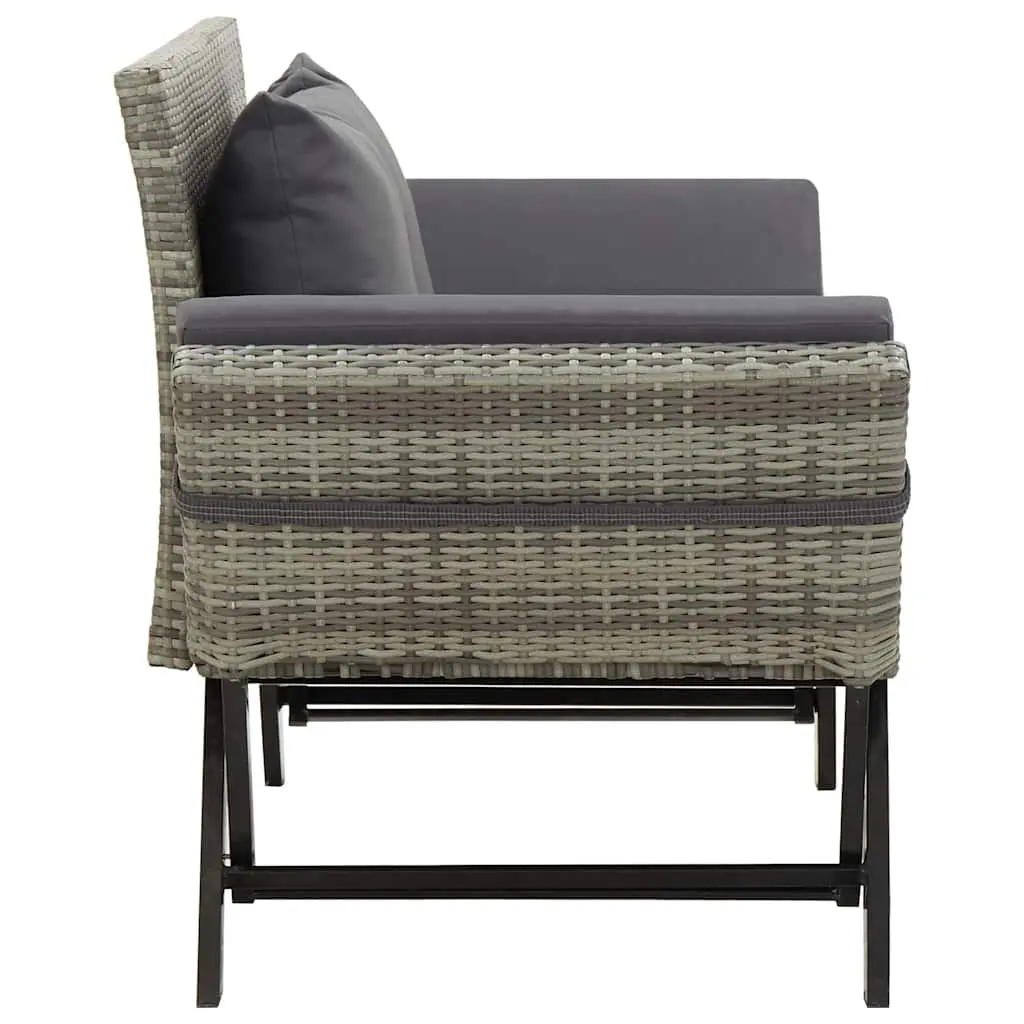 176cm Garden Bench with Cushions