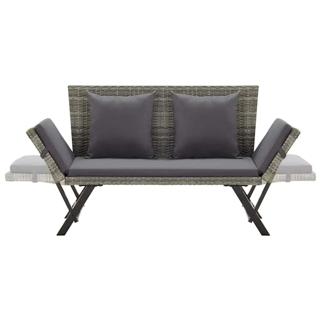 176cm Garden Bench with Cushions