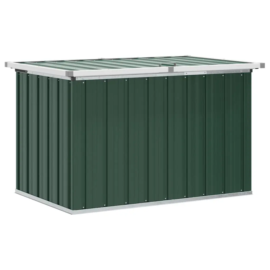 Garden Storage Box Green Sturdy Galvanised Steel 109 x 67 x 65 cm