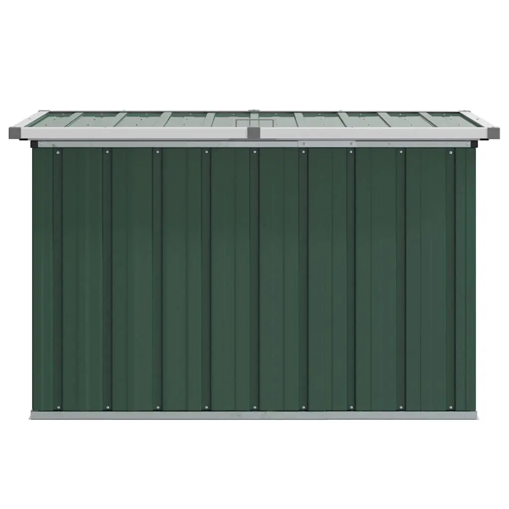 Garden Storage Box Green Sturdy Galvanised Steel 109 x 67 x 65 cm