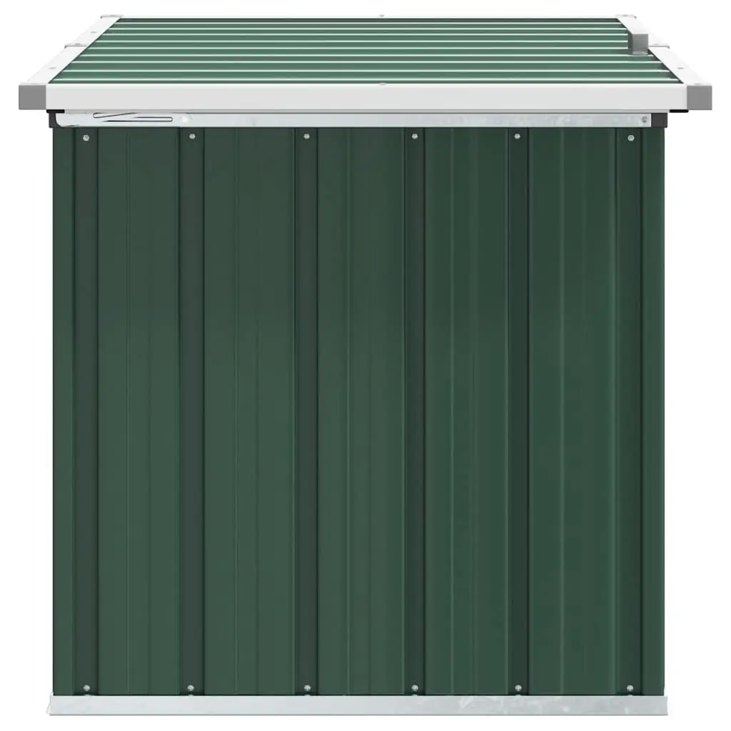 Garden Storage Box Green Sturdy Galvanised Steel 109 x 67 x 65 cm