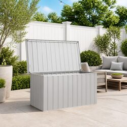 Friendly Grey Storage Box: Perfect for Your Outdoor Needs