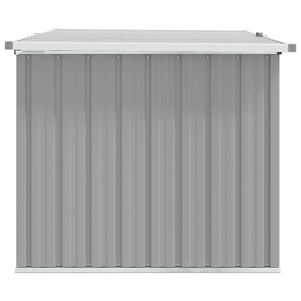Garden Storage Box Grey Galvanised Steel 149x99x93 cm