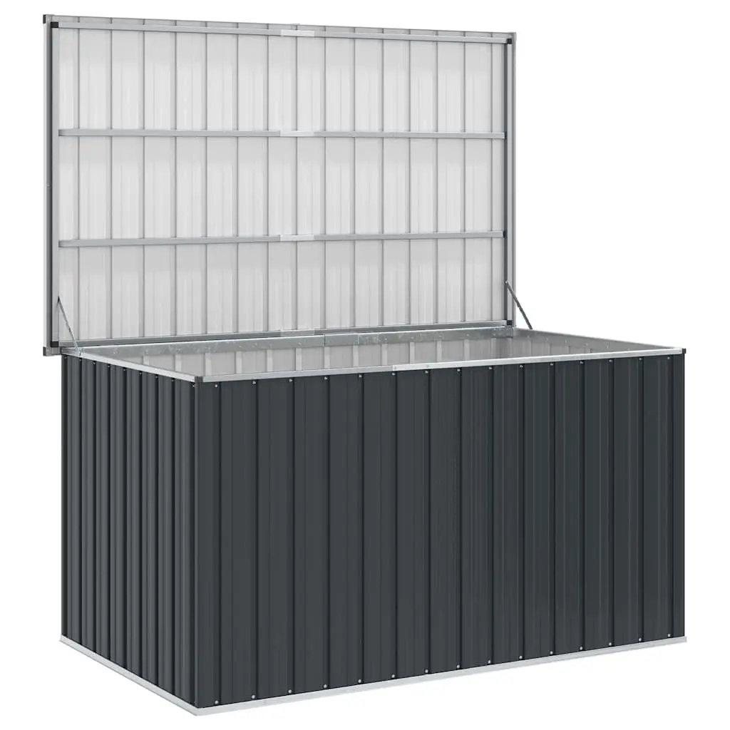 Anthracite Storage Box for Outdoor Use