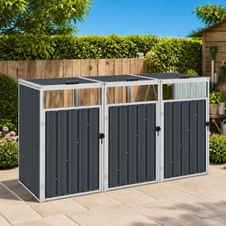 Your Friendly Triple Garbage Bin Shed for Better Outdoors