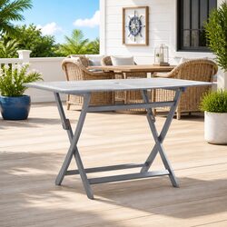Your Ideal Folding Garden Dining Table - Grey