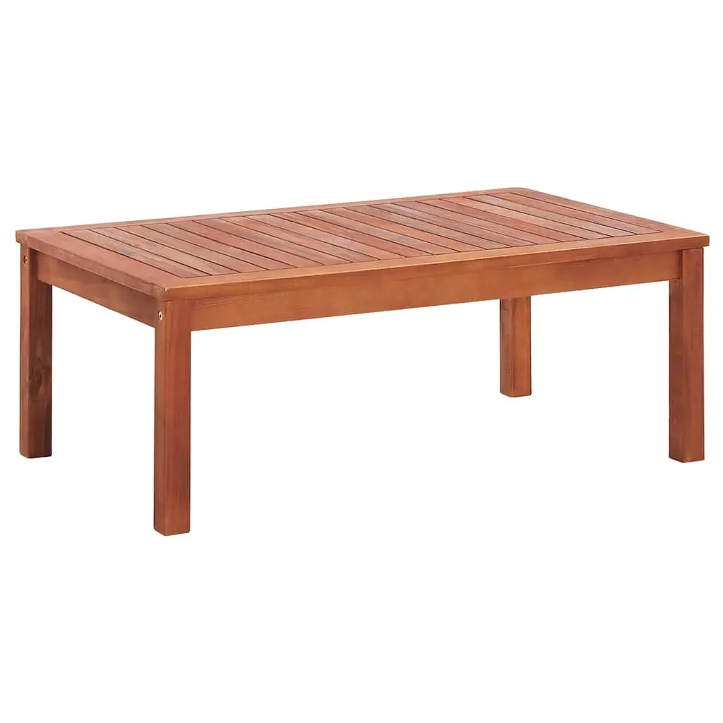 4 Piece Garden Lounge Set Acacia Wood Outdoor Furniture Chairs Sofa Coffee Table