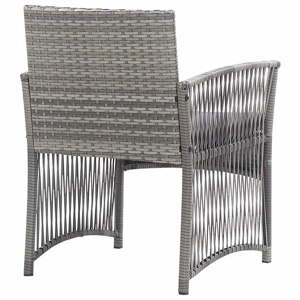 Garden Lounge Set Rattan Outdoor Furniture 4 Piece Patio Sofa Bench Chairs Table