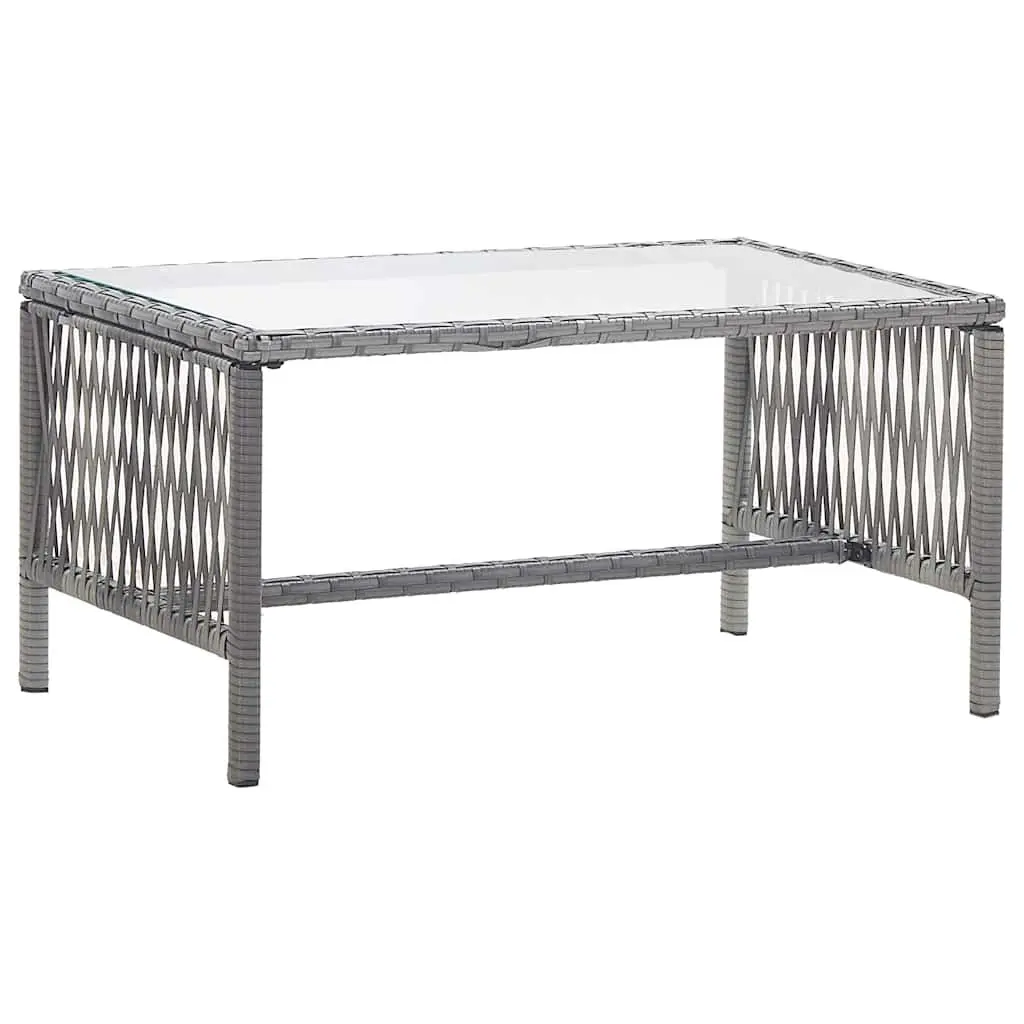 Garden Lounge Set Rattan Outdoor Furniture 4 Piece Patio Sofa Bench Chairs Table