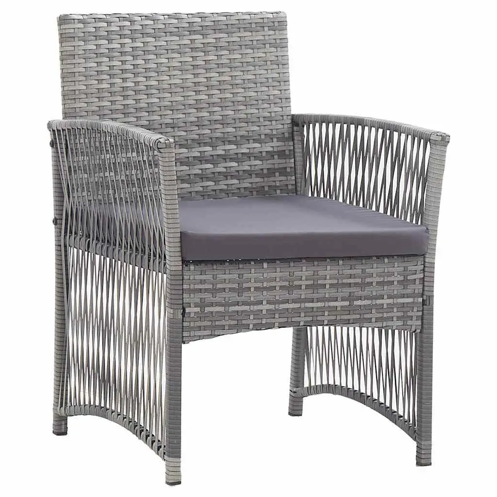 Garden Lounge Set Rattan Outdoor Furniture 4 Piece Patio Sofa Bench Chairs Table