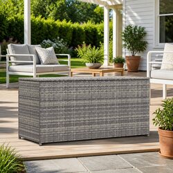 Your New Grey Storage Chest for Outdoor Organization