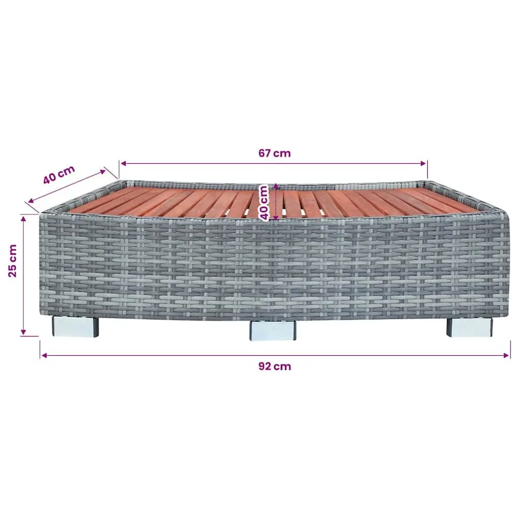Grey Storage Chest for Outdoor Organization