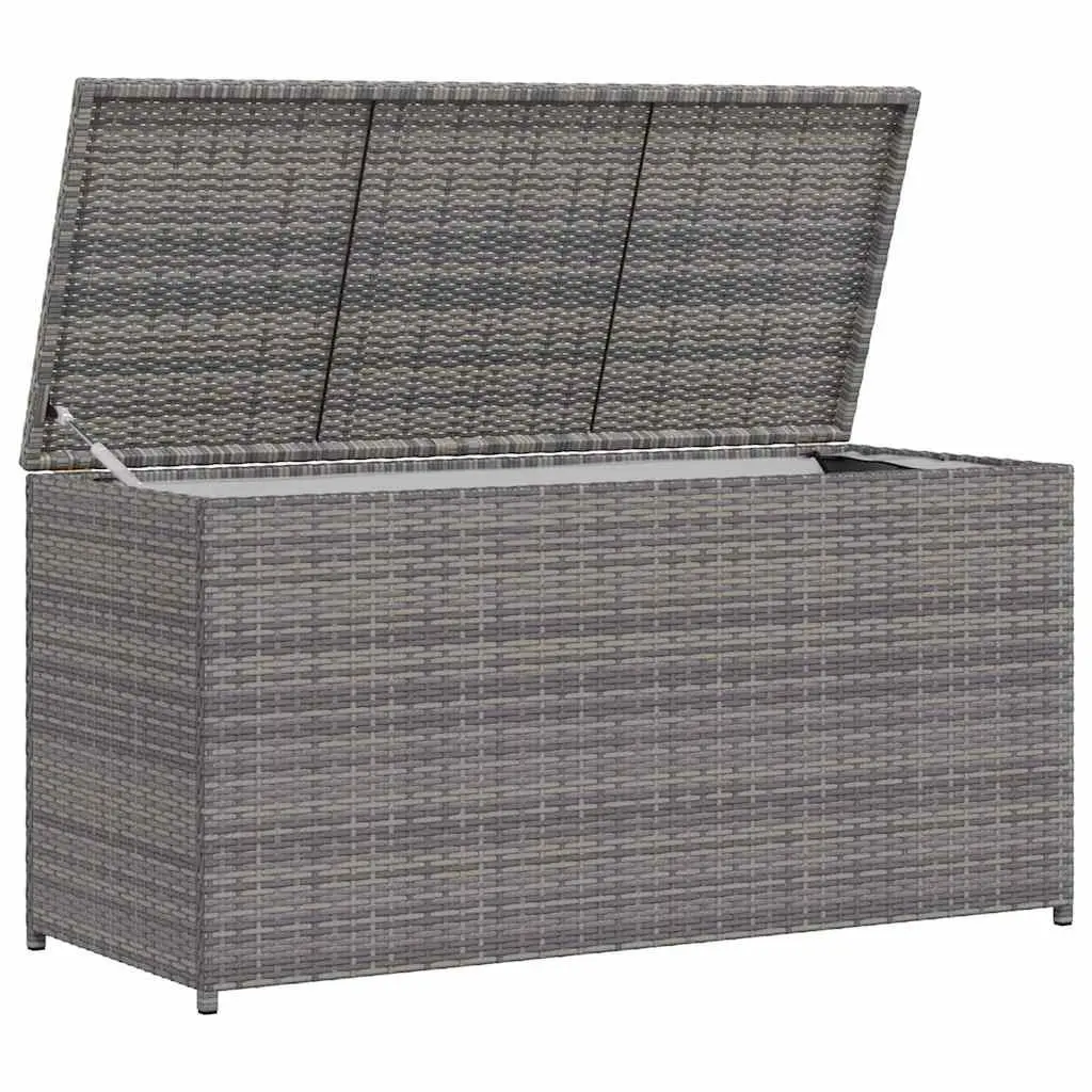 Grey Storage Chest for Outdoor Organization