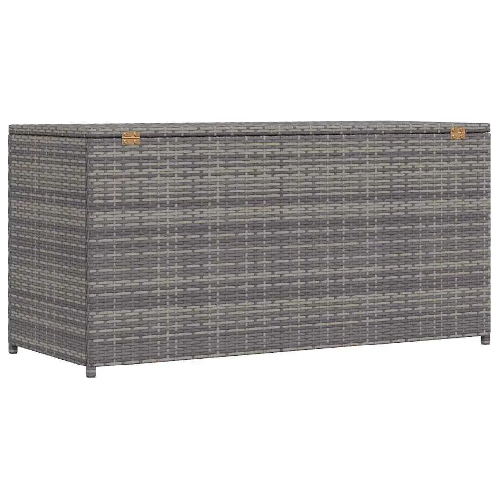 Grey Storage Chest for Outdoor Organization