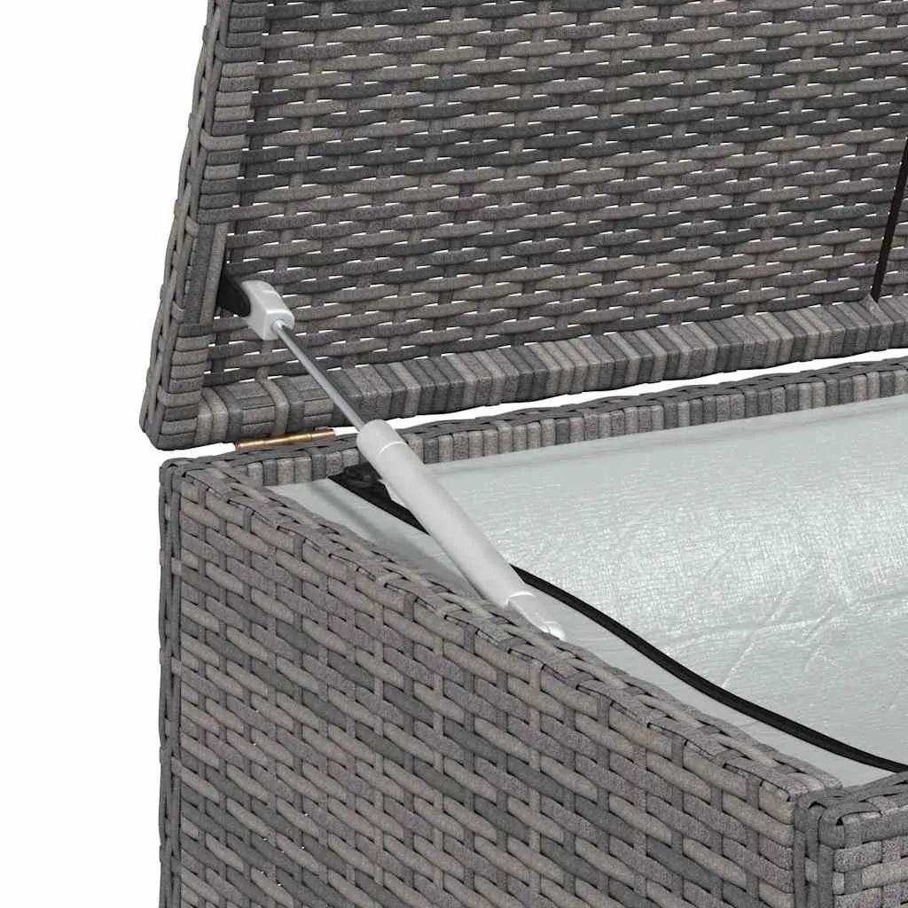 Grey Storage Chest for Outdoor Organization
