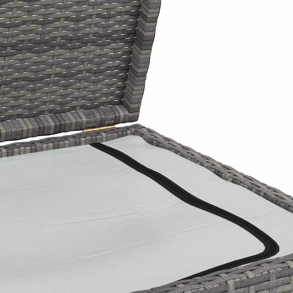 Grey Storage Chest for Outdoor Organization