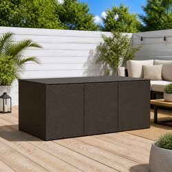 Friendly Brown Outdoor Storage Box 180x90x70cm