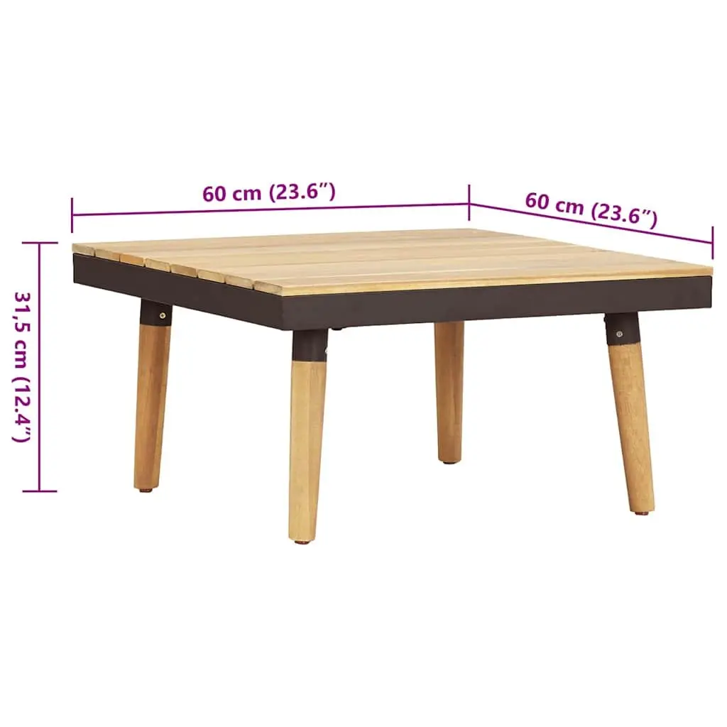 8-Seater Garden Lounge Set with Cushions Solid Wood Patio Furniture Outdoor
