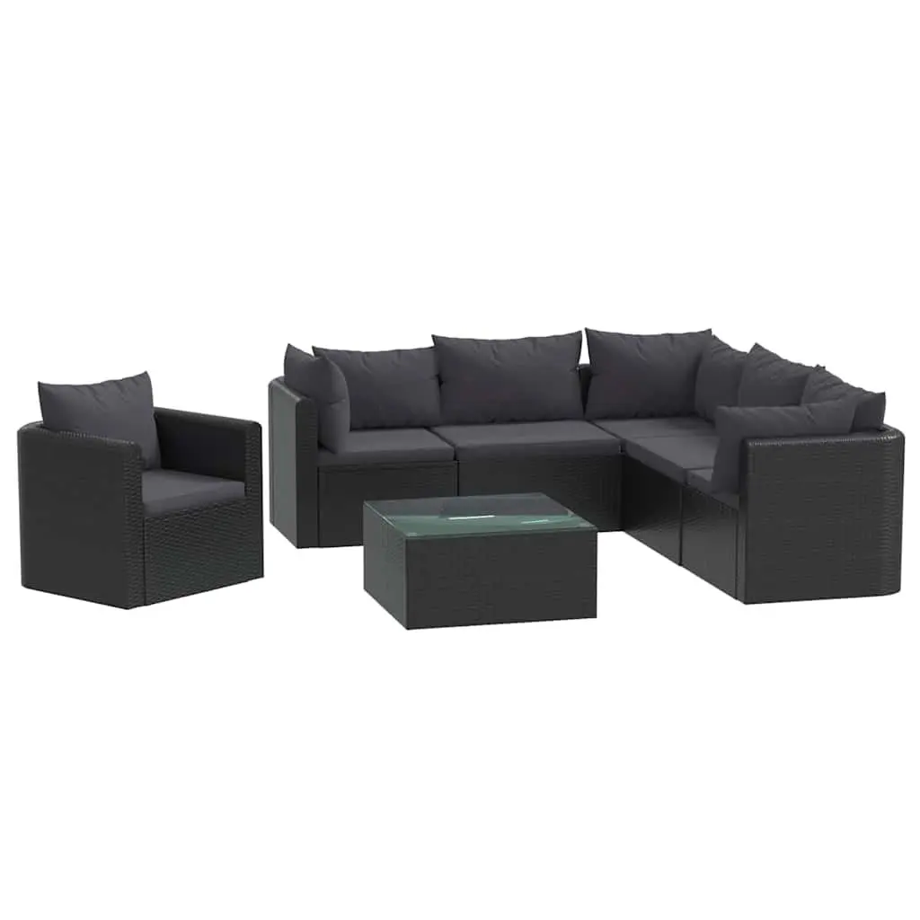7 Piece Outdoor Sectional Sofa Set