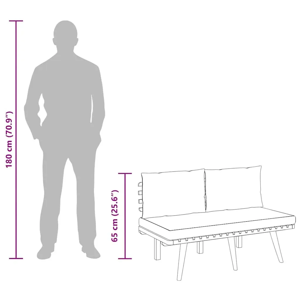 115cm Garden Bench