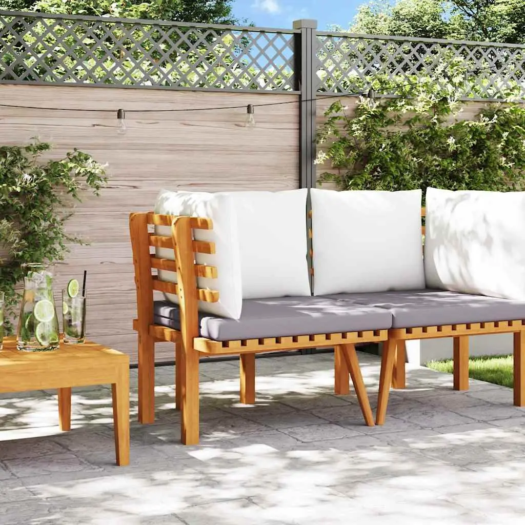 Garden Corner Sofa Outdoor Sectional Seating Unit Brown