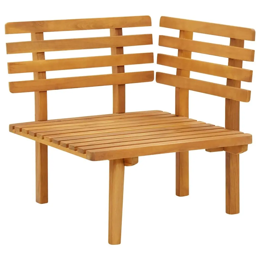 Garden Corner Sofa Outdoor Sectional Seating Unit Brown