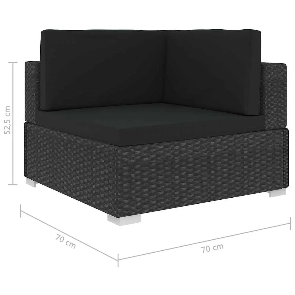 5 Piece Garden Lounge Set with Cushions