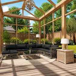 Garden Lounge Set 8 Piece Outdoor Sofa Poly Rattan Grey Patio Furniture