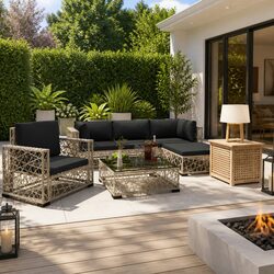Your New 6-Piece Outdoor Lounge Set Awaits You